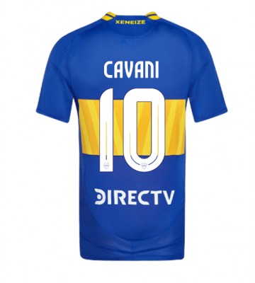 Boca Juniors Edinson Cavani #10 Hjemmebanetrøje 2024-25 Kort ærmer